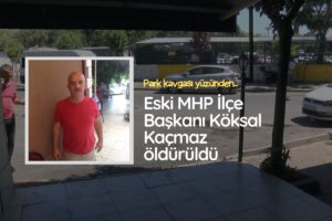 EYÜPSULTAN'da park kavgası nedeniyle çıkan silahlı kavgada MHP Eyüpsultan eski İlçe Başkanı Köksal Kaçmaz hayatını kaybetti.